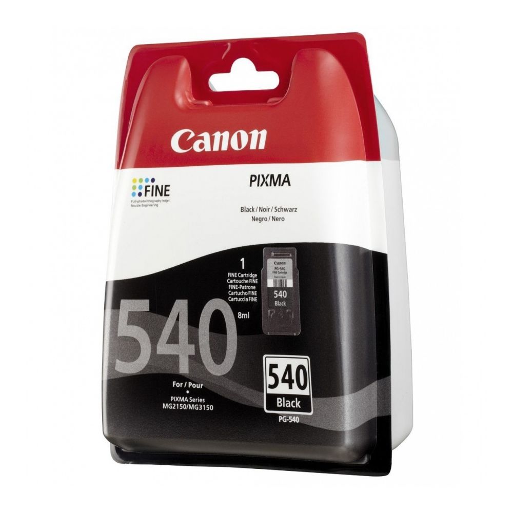Касета с мастило Canon Black PG-540 за PIXMA MG2150/MG3150/MG4150/TS5150/TS5151/MG3650S, 180 к.