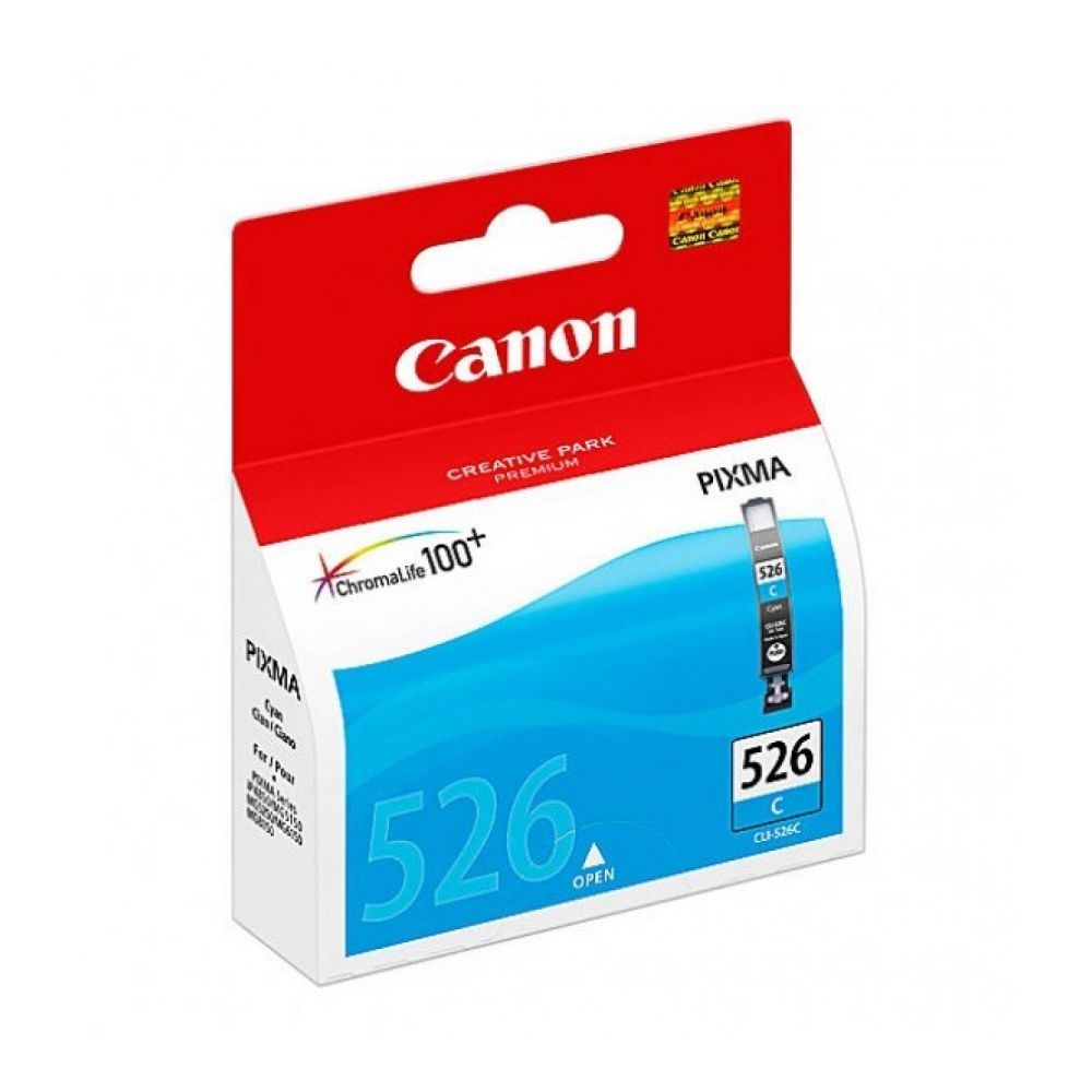 Касета с мастило Canon Cyan CLI-526 за PIXMA iP4850/MG5150/MG5250/MG6150/MG8150/MX715, 530 к.