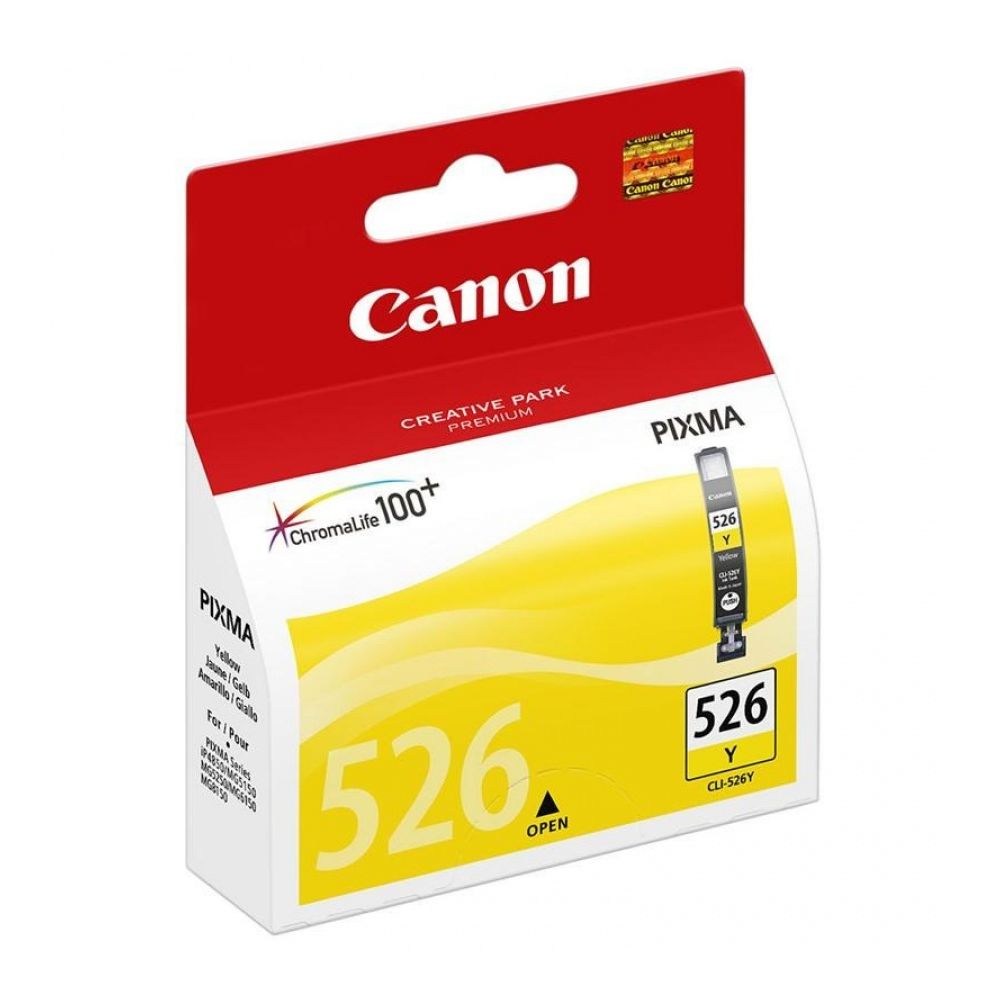 Касета с мастило Canon Yellow CLI-526 за PIXMA iP4850/MG5150/MG5250/MG6150/MG8150/MX715, 530 к.
