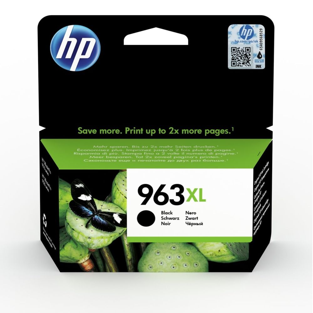 Касета с мастило HP Black XL 3JA30AE за OfficeJet Pro 901x/902x, 2000 к.