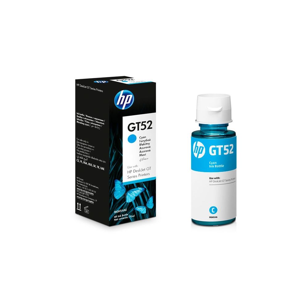 Касета с мастило HP Cyan M0H54AE за DeskJet GT series, 8000 к.