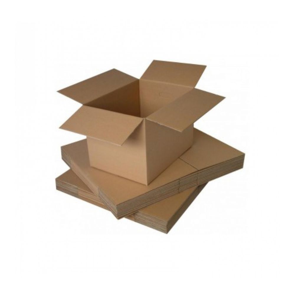 Кашон за пратки TMPD, с горно отваряне, 600x200x350 мм, трислойно велпапе, кафяв