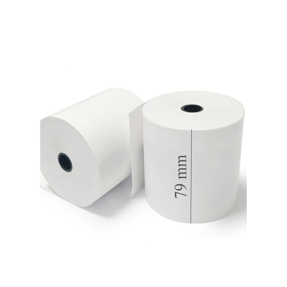 Касова ролка 79 мм х Ф55 мм, дължина 45 м, термохартия 48 г, опаковка 8 бр.