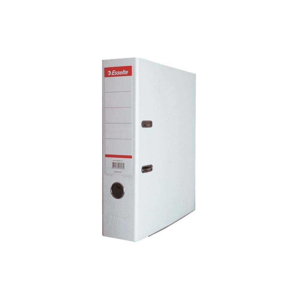 Класьор Esselte VIVIDA, РР, A4, 75 мм, метален кант, сменяем етикет, бял