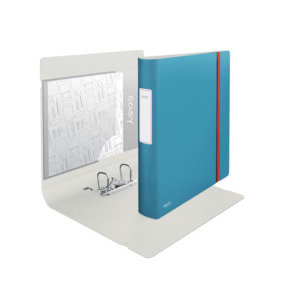 Класьор с ластик LEITZ Active Cosy, Polyfoam 2.3 мм, A4, 65 мм, светлосин