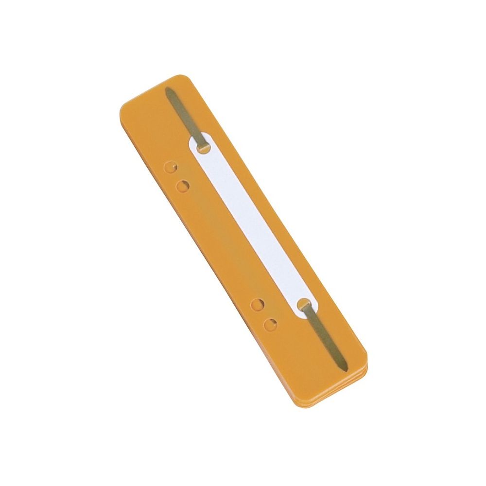 Клема за архивиране на документи DONAU, 150х34 мм, PP, оранжева, 25 бр.