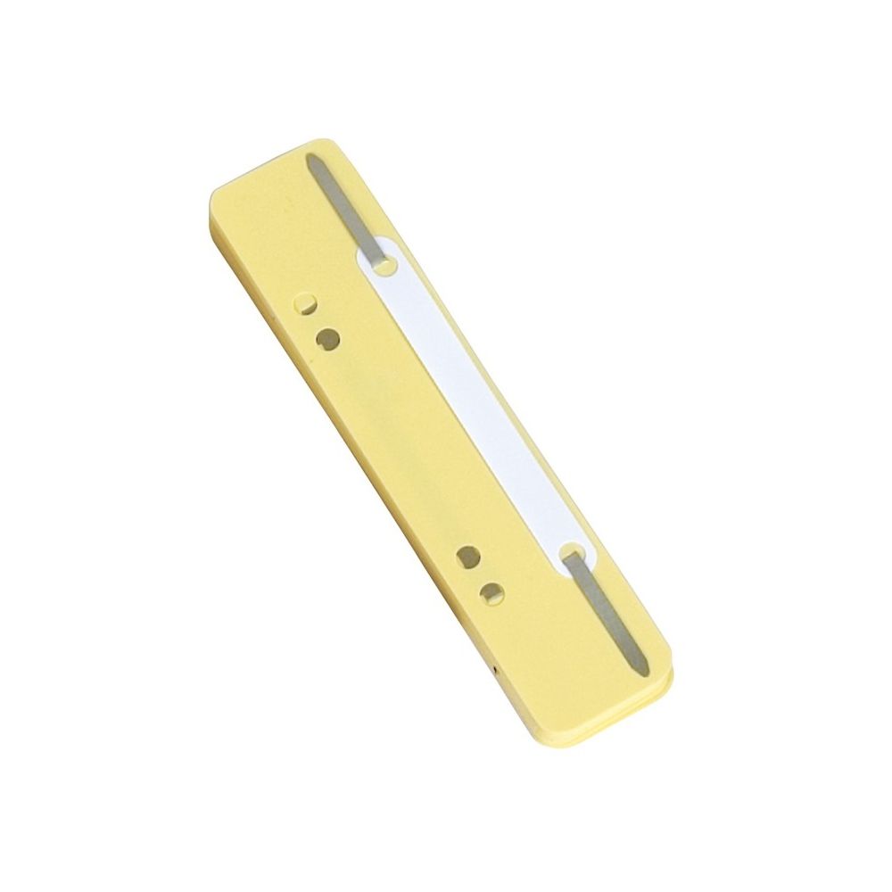 Клема за архивиране на документи DONAU, 150х34 мм, PP, жълта, 25 бр.