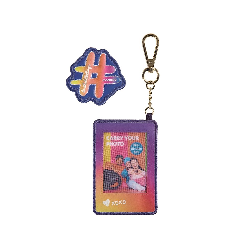 Ключодържател и апликация с велкро COOCAZOO COLOUR UP-Set Follow me