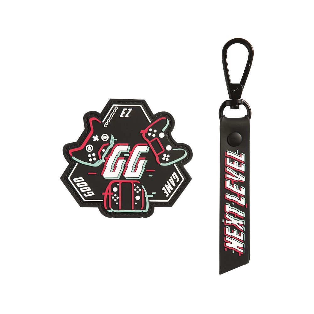 Ключодържател и апликация с велкро COOCAZOO COLOUR UP-Set Gaming