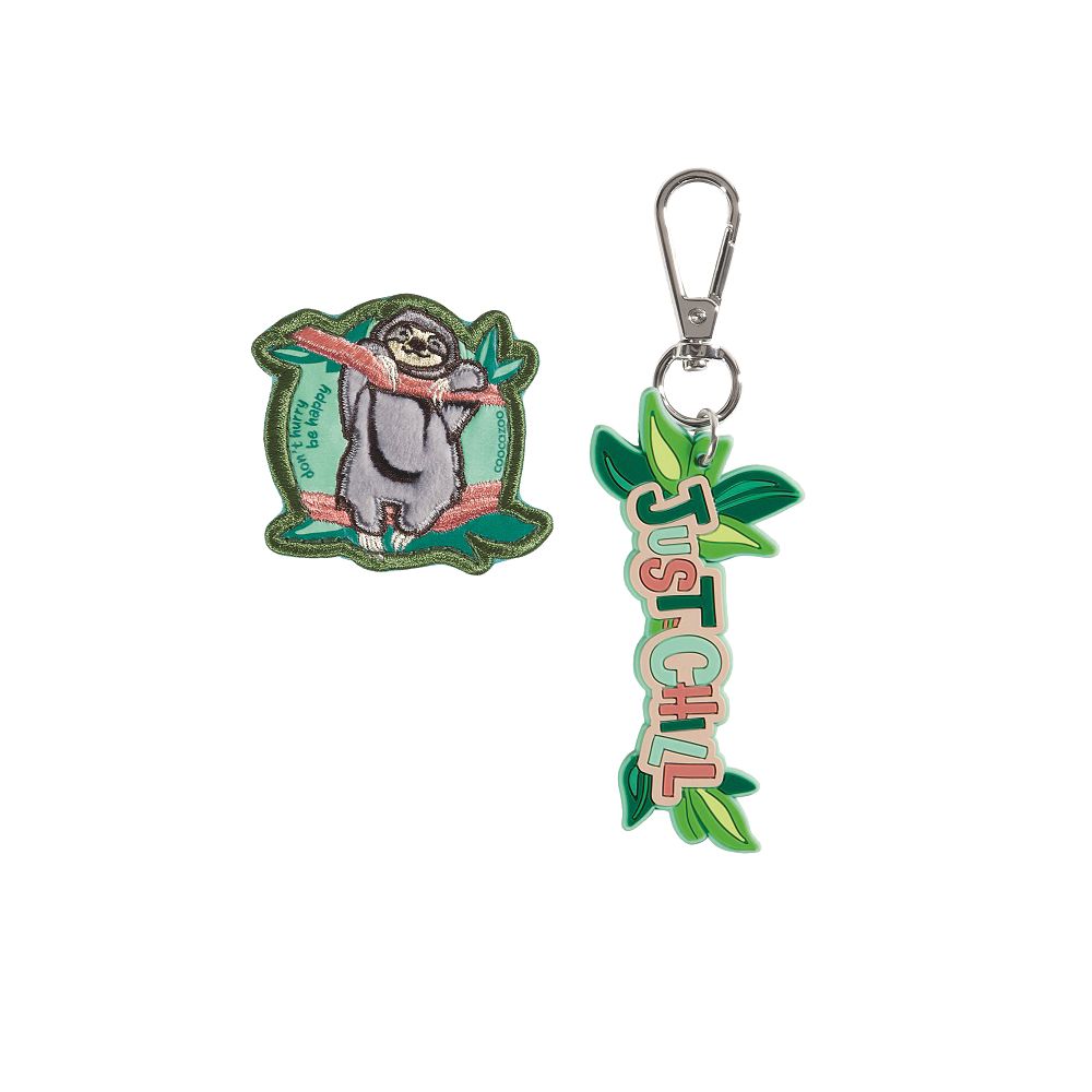 Ключодържател и апликация с велкро COOCAZOO COLOUR UP-Set Lazy Day