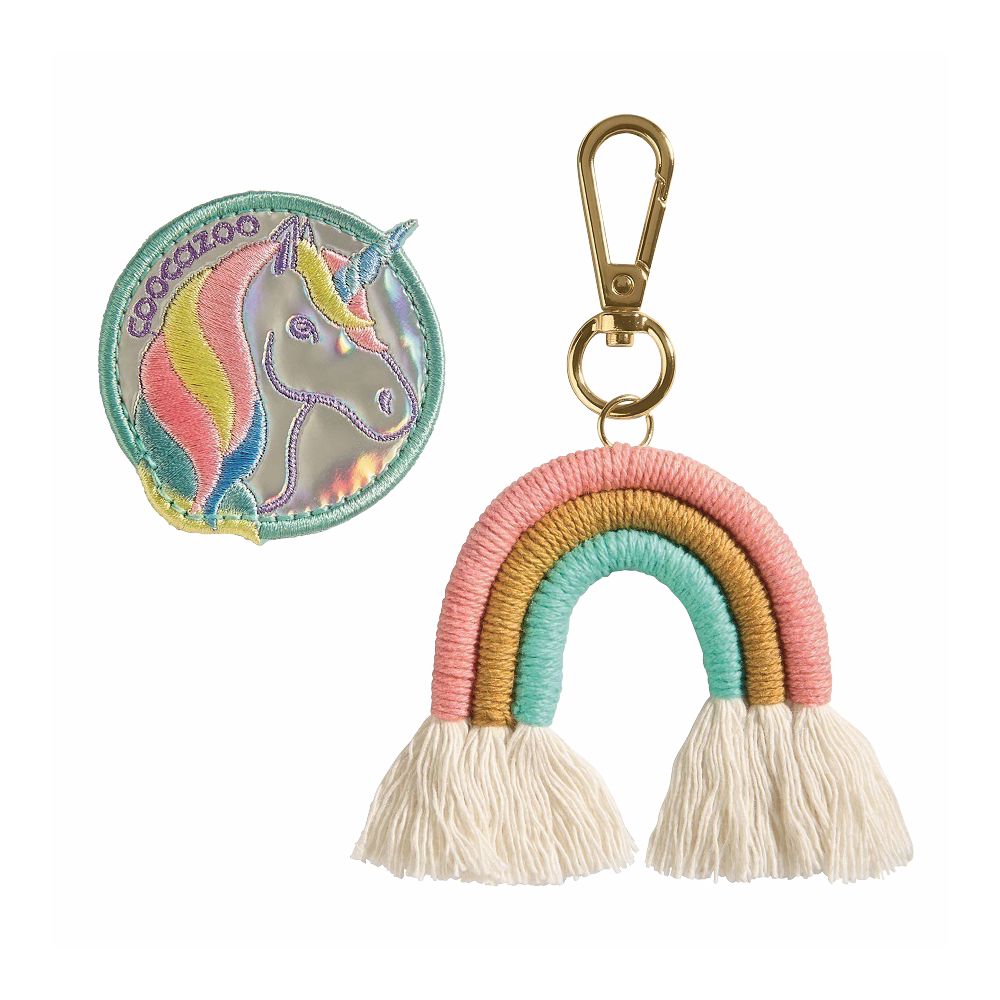 Ключодържател и апликация с велкро COOCAZOO COLOUR UP-Set Unicorn