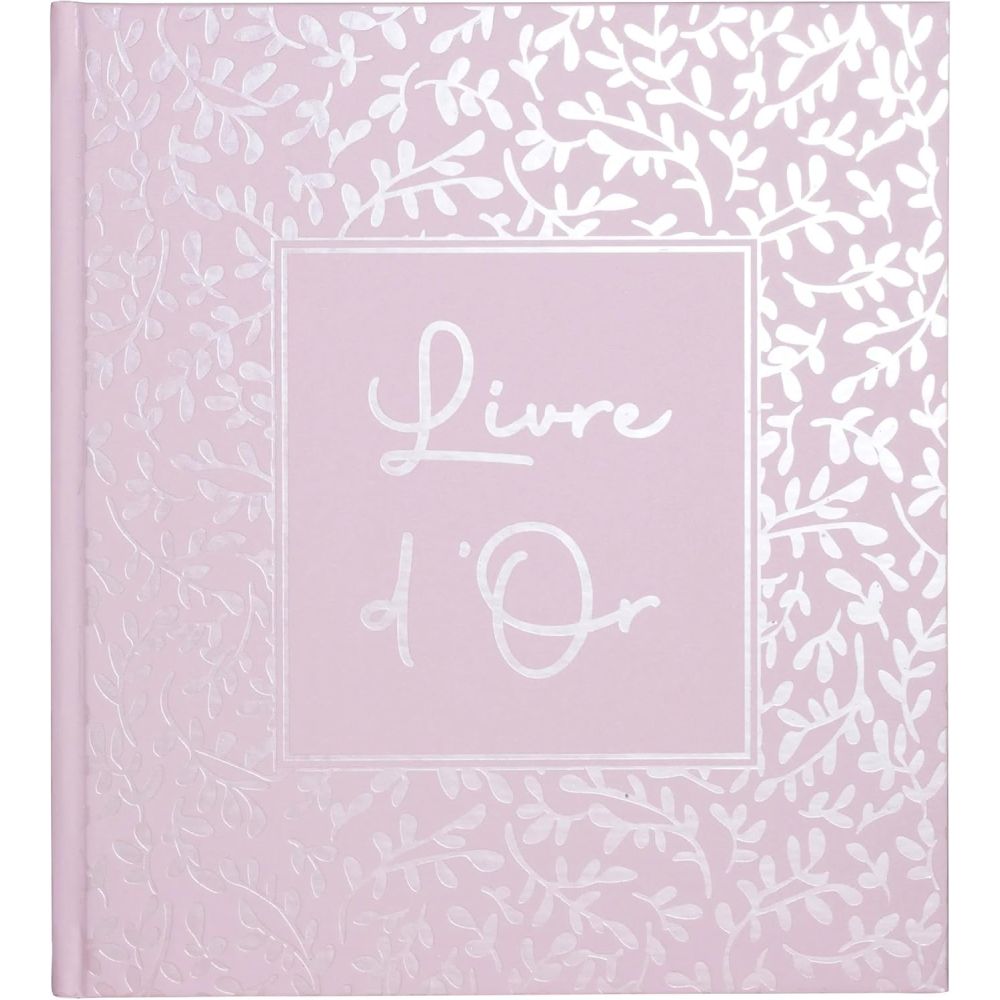 Книга за гости EXACOMPTA Autentik, 21x19 см, 140 стр., офсет 110 г/кв.м, твърда корица, Candy Pink