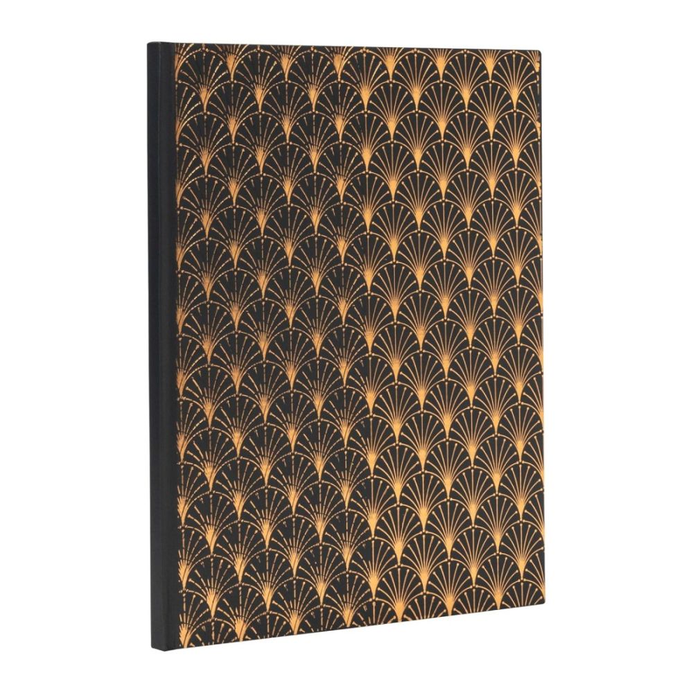 Книга за гости EXACOMPTA NEO DECO, 27x22 см, 100 стр., офсет 110 г/кв.м, златно и черно