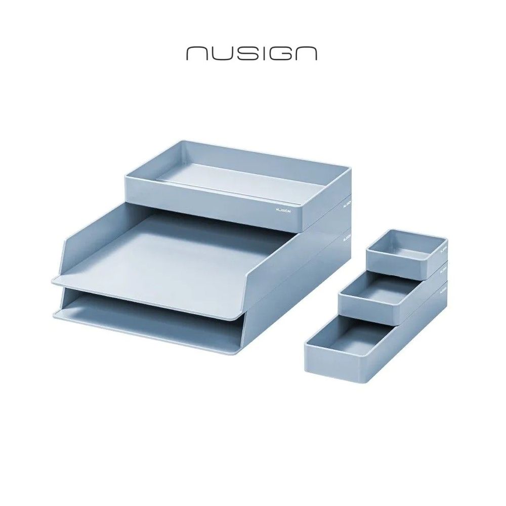 Комплект хоризонтални поставки Nusign Classic,NS001, различни размери, ABS, 6 бр., светлосини Комплект хоризонтални поставки Nusign Classic,NS001, различни размери, ABS, 6 бр., светлосини