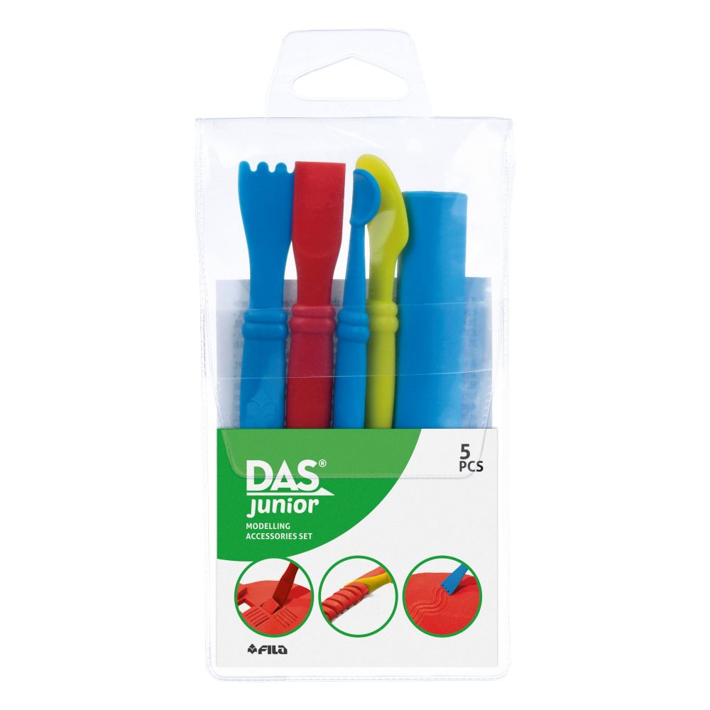 Комплект инструменти за моделиране DAS Junior, 5 бр., в блистер
