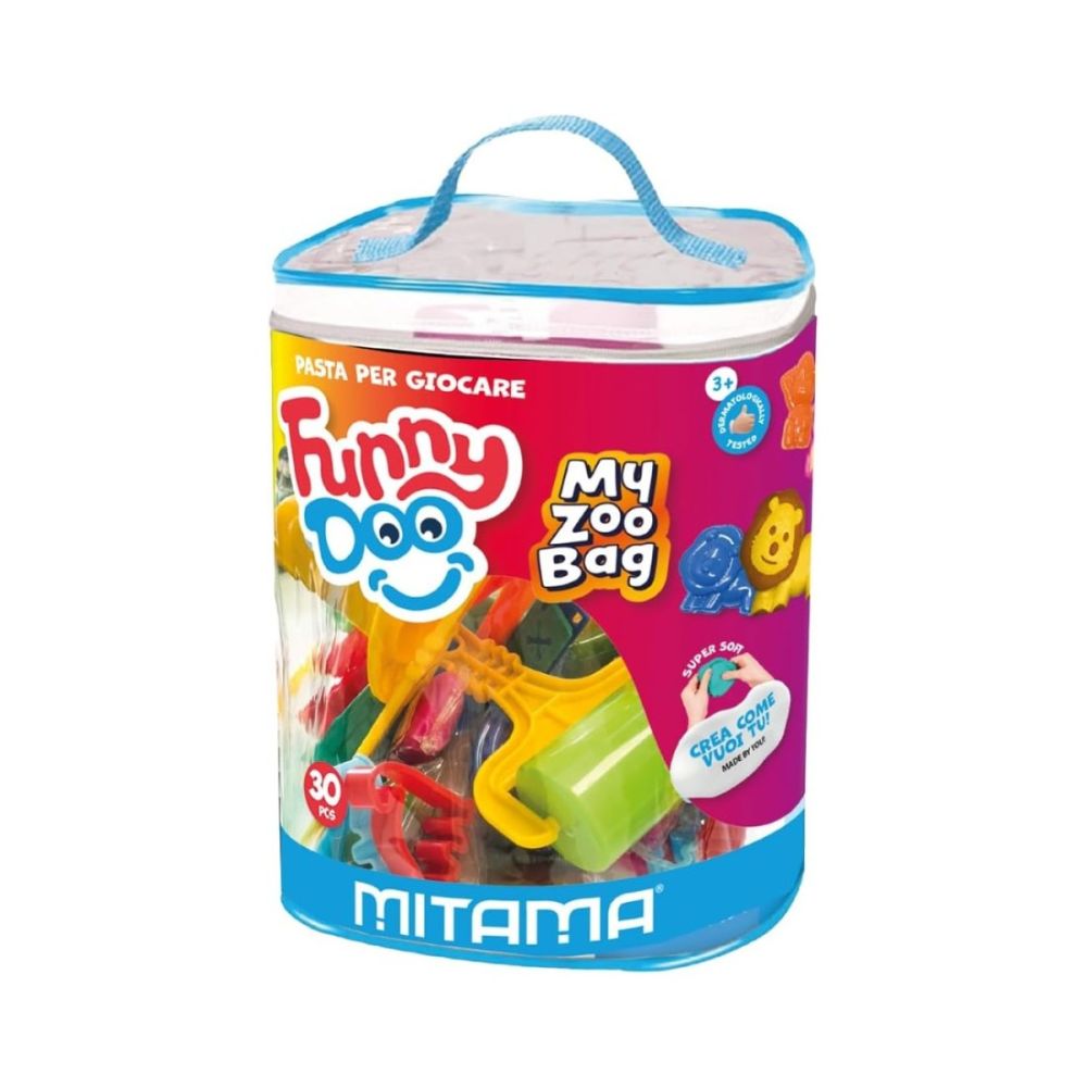 Комплект за моделиране MITAMA Funny Doo My Zoo Set, 30 части Комплект за моделиране MITAMA Funny Doo My Zoo Set, 30 части