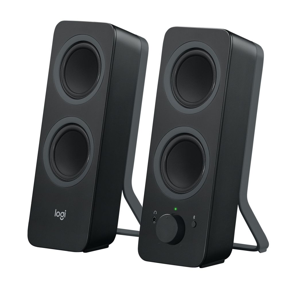 Компютърни тонколони Logitech Z207, Stereo 2.0, Bluetooth, 2 x 3.5 мм жак (м), черни