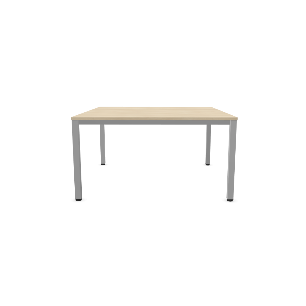 Конферентна маса Easy Space, I-LEG RC, крака с квадратен профил, 1400х1400х740 мм, ПДЧ 25 мм, акация