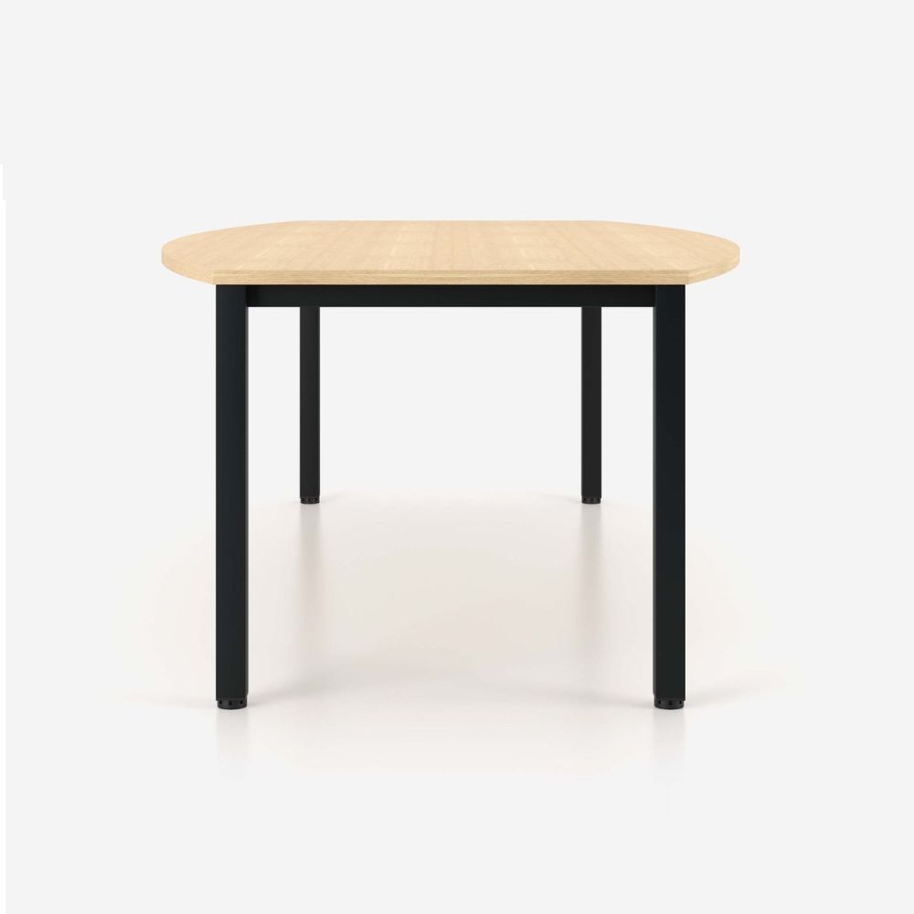 Конферентна маса Easy Space, T1, крака квадратен профил, 2000х1200х740мм, ПДЧ 25 мм, дъб Кайзерсберг