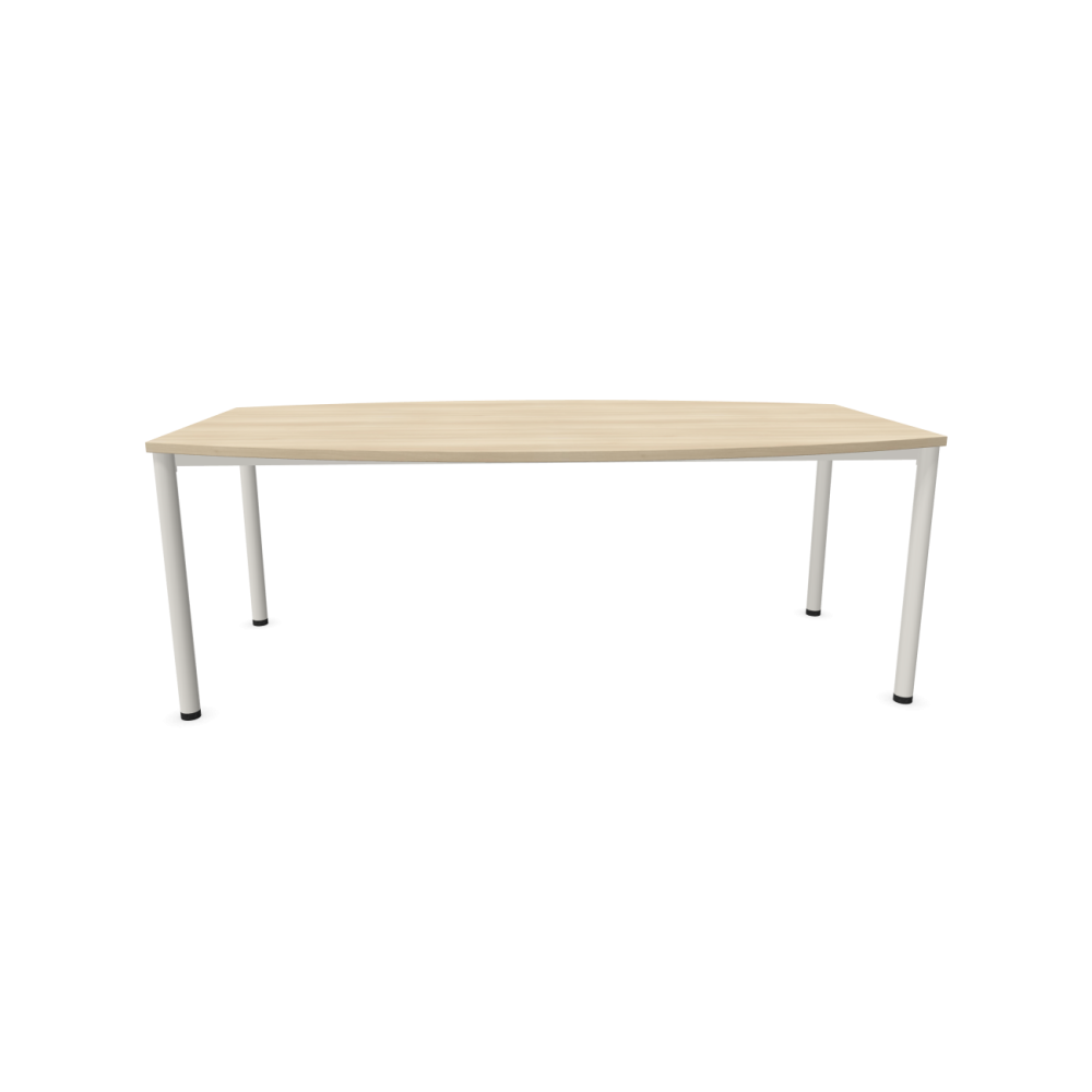 Конферентна маса Easy Space, T1, крака с кръгъл профил, 2000х1200х740 мм, ПДЧ 25 мм, акация