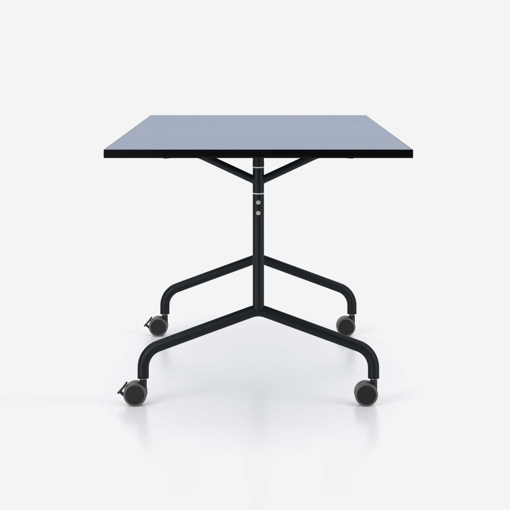 Конферентна маса Flib, крака Y-профил, черен, сгъваема, 1600х800х750 мм, ПДЧ 25 мм, черно