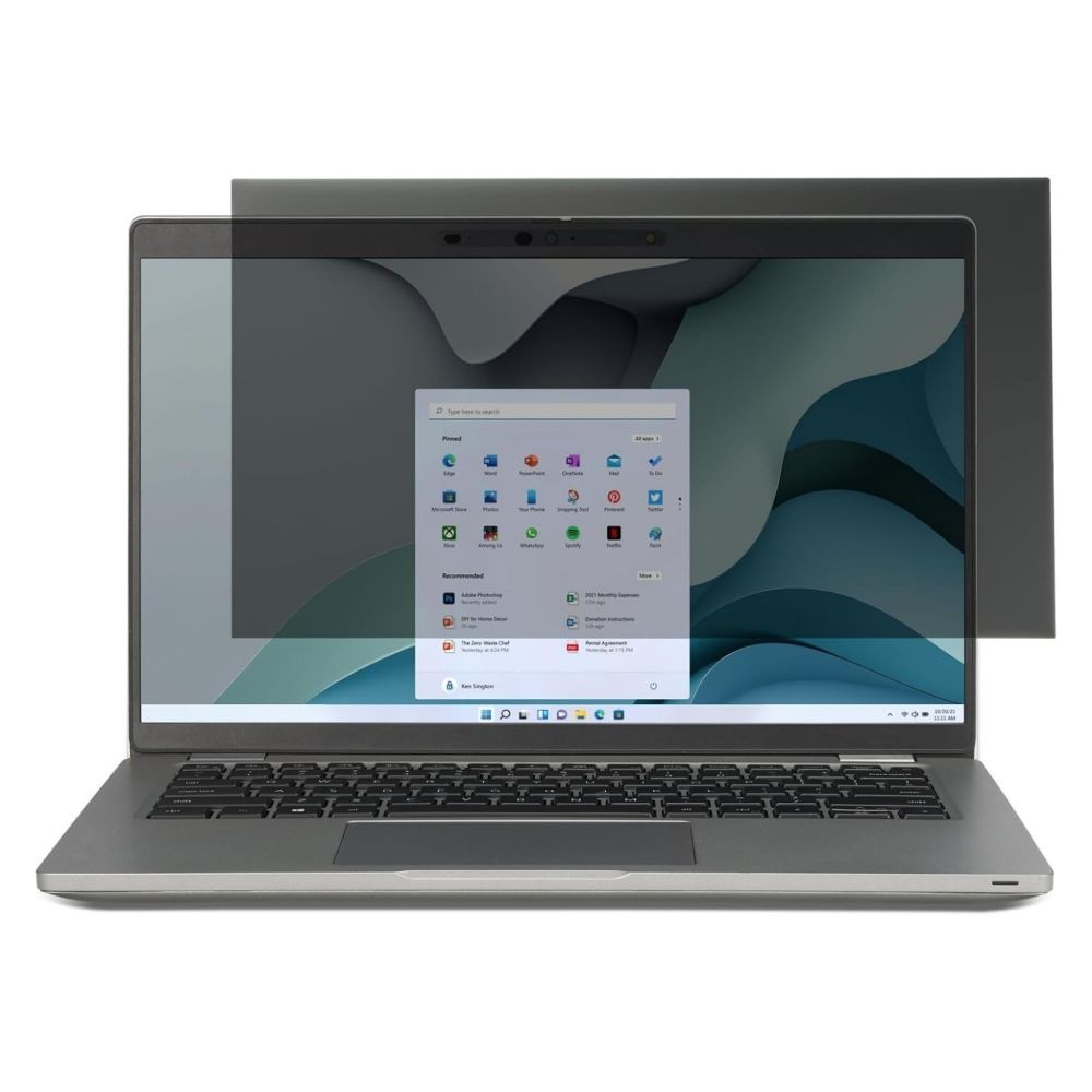 Конфиденциален филтър за екран Kensington EQ, за лаптоп 15.6"(39.6 см), 16:9, 345 х 194 мм