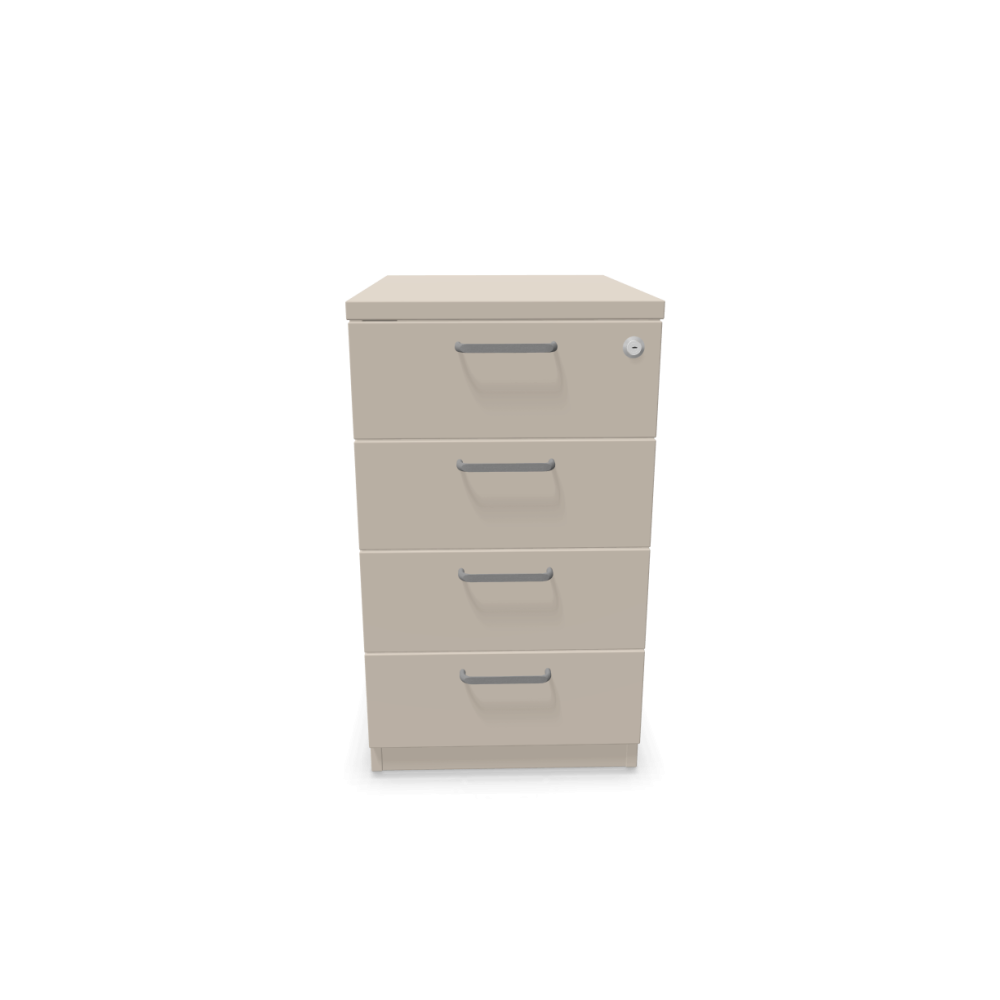 Контейнер с четири чекмеджета Easy Space 4D, 430х600х740мм, ПДЧ 18 мм, кашмир