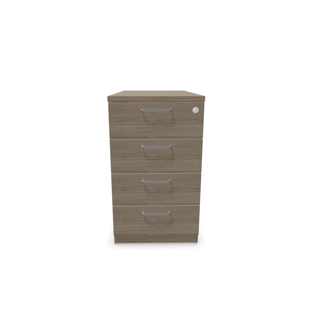 Контейнер с четири чекмеджета Easy Space 4D, 430х800х740мм, ПДЧ 18 мм, дъб Виченца