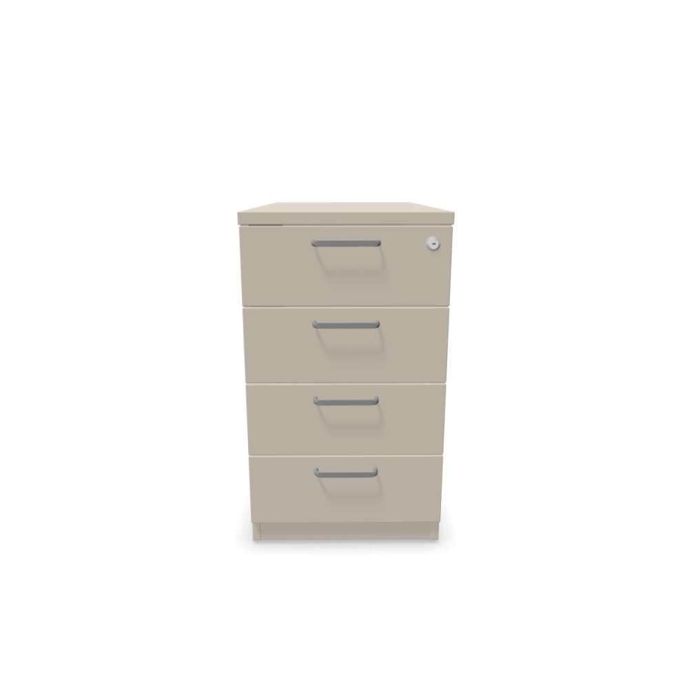 Контейнер с четири чекмеджета Easy Space 4D, 430х800х740мм, ПДЧ 18 мм, кашмир