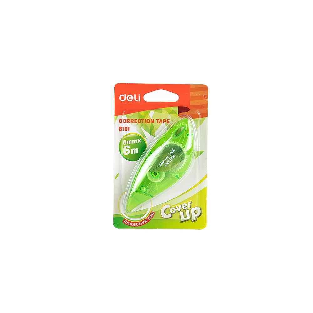 Коректор лента Deli Cover UP Nature Leaf E8101, 5 мм х 6 м