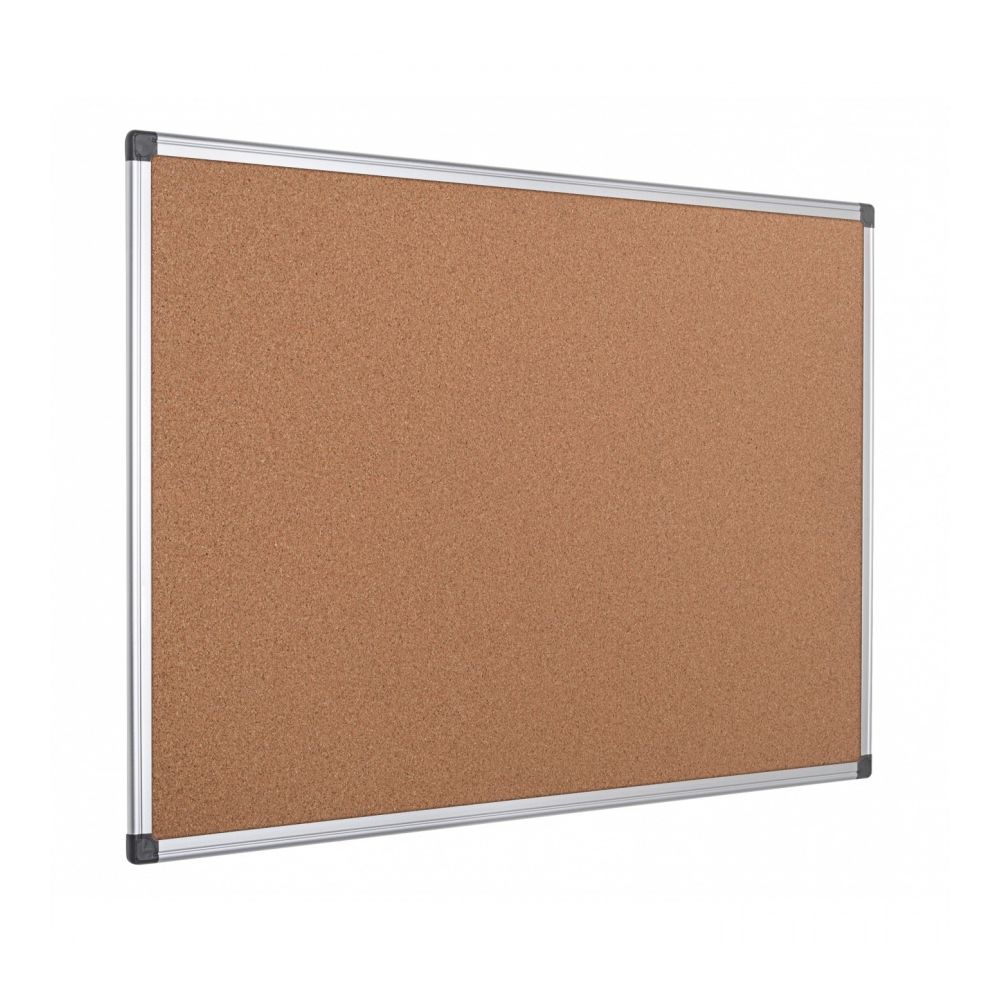 Коркова дъска Bi-Office Maya Series, 900x600 мм, алуминиева рамка