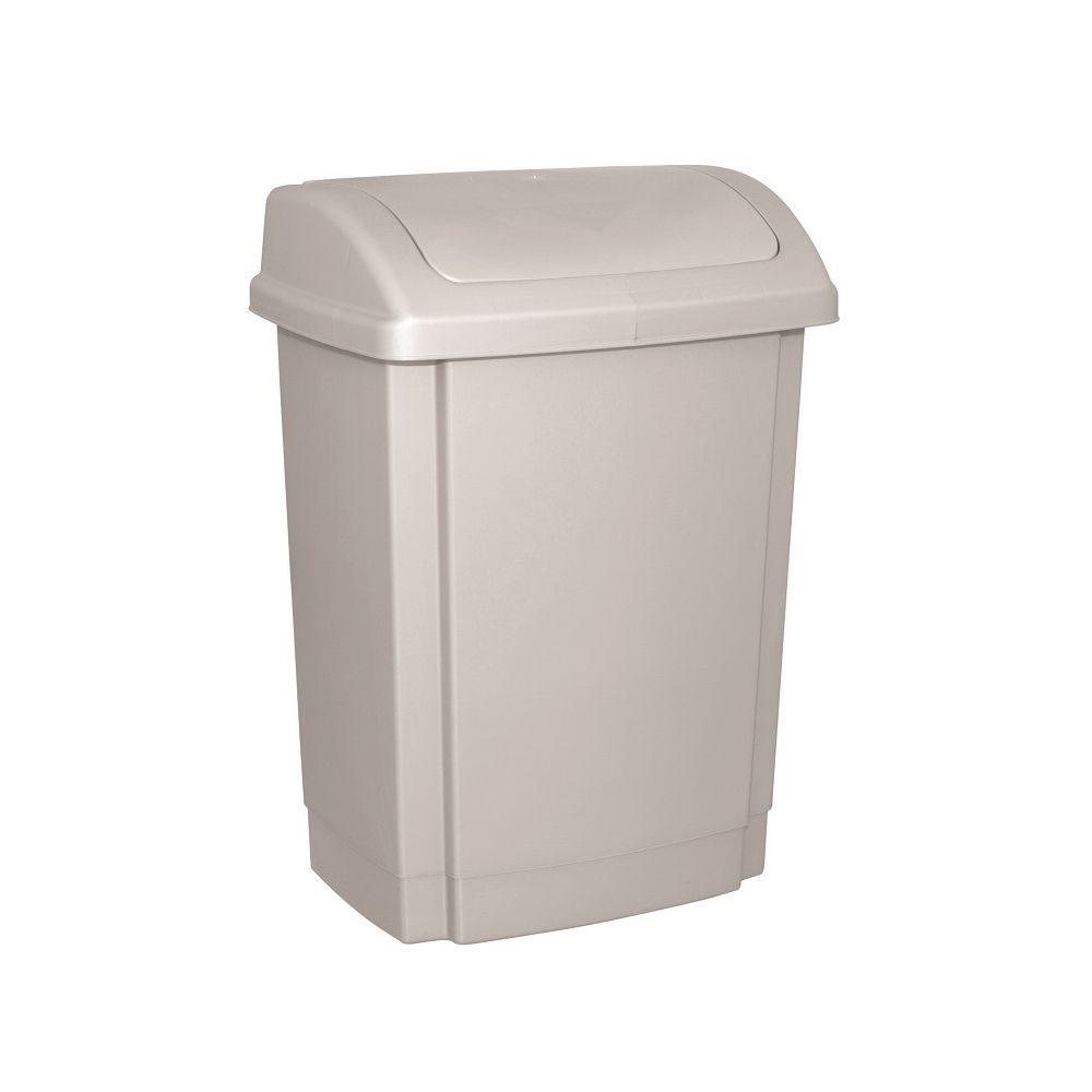 Кош с капак OFFICE PRODUCTS, пластмасов, 25 л, сив