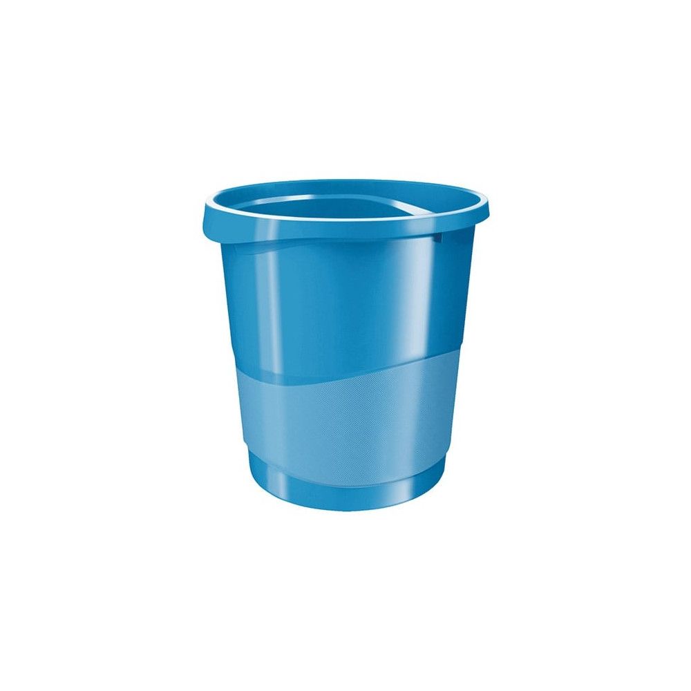 Кош за хартия Esselte Vivida, 14 л, пластмасов, плътен, син