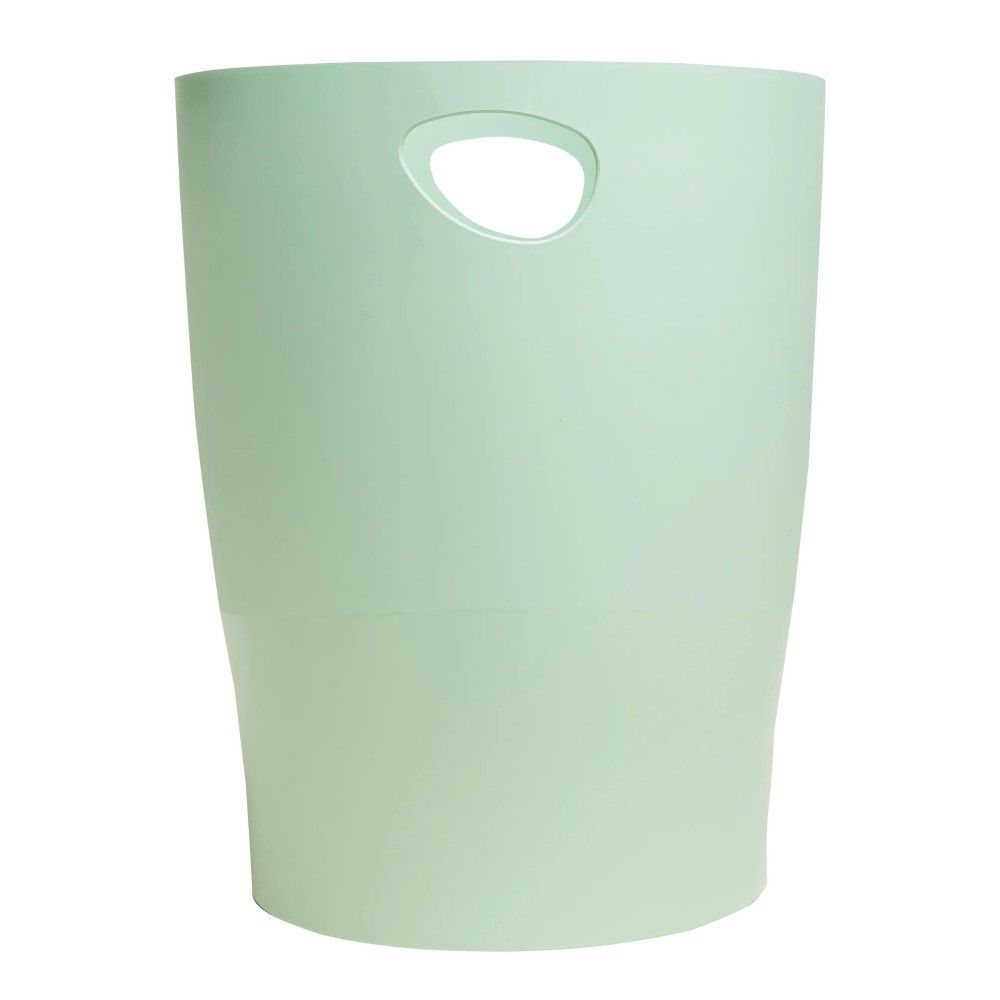 Кош за хартия EXACOMPTA Autentic , 15 л, 263x263x335 мм, рециклиран PP, плътен, цвят градински чай