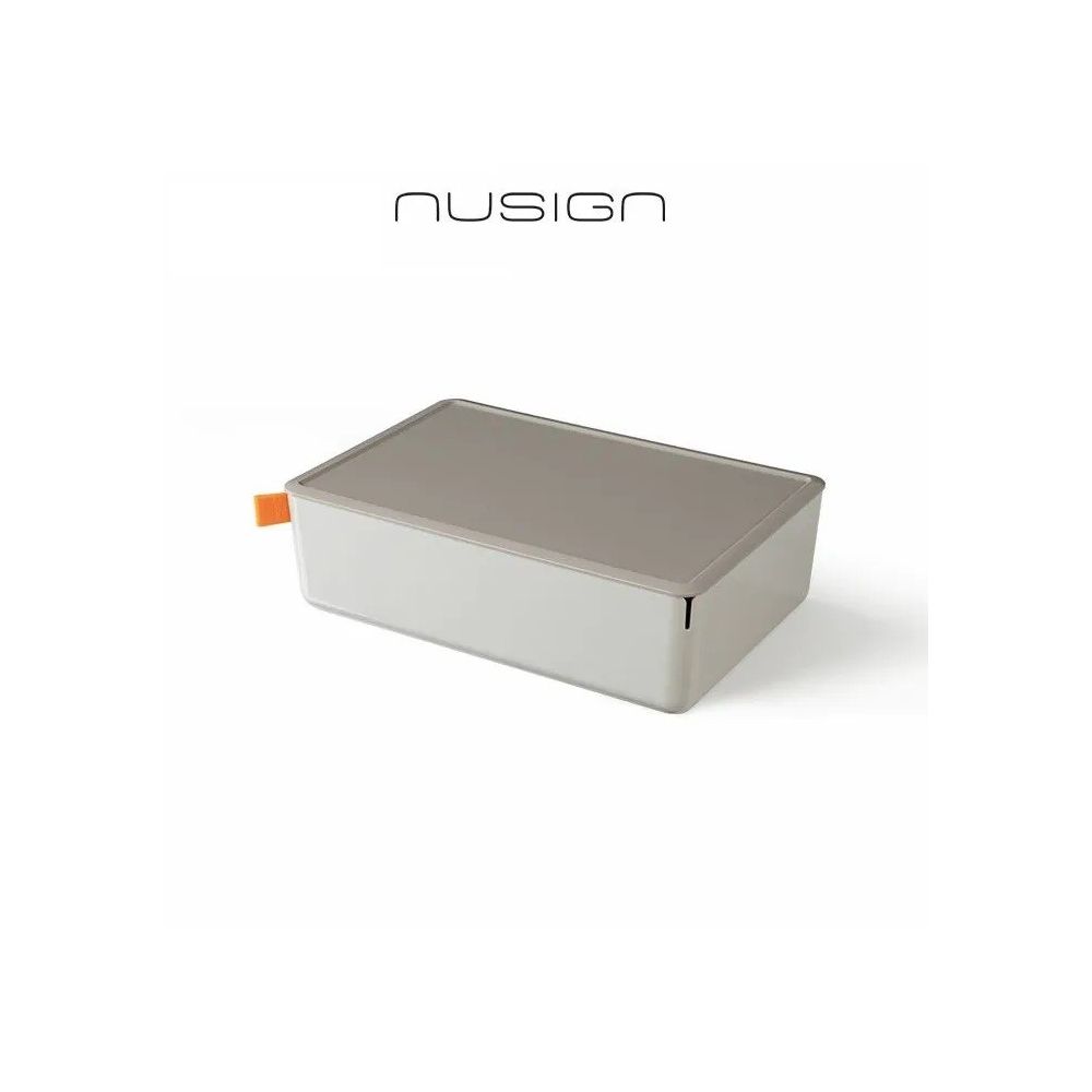 Кутия за съхранение Nusign Classic ENS130-3, с капак, 3.6 л, 317х212х93.5 мм, сива Кутия за съхранение Nusign Classic ENS130-3, с капак, 3.6 л, 317х212х93.5 мм, сива