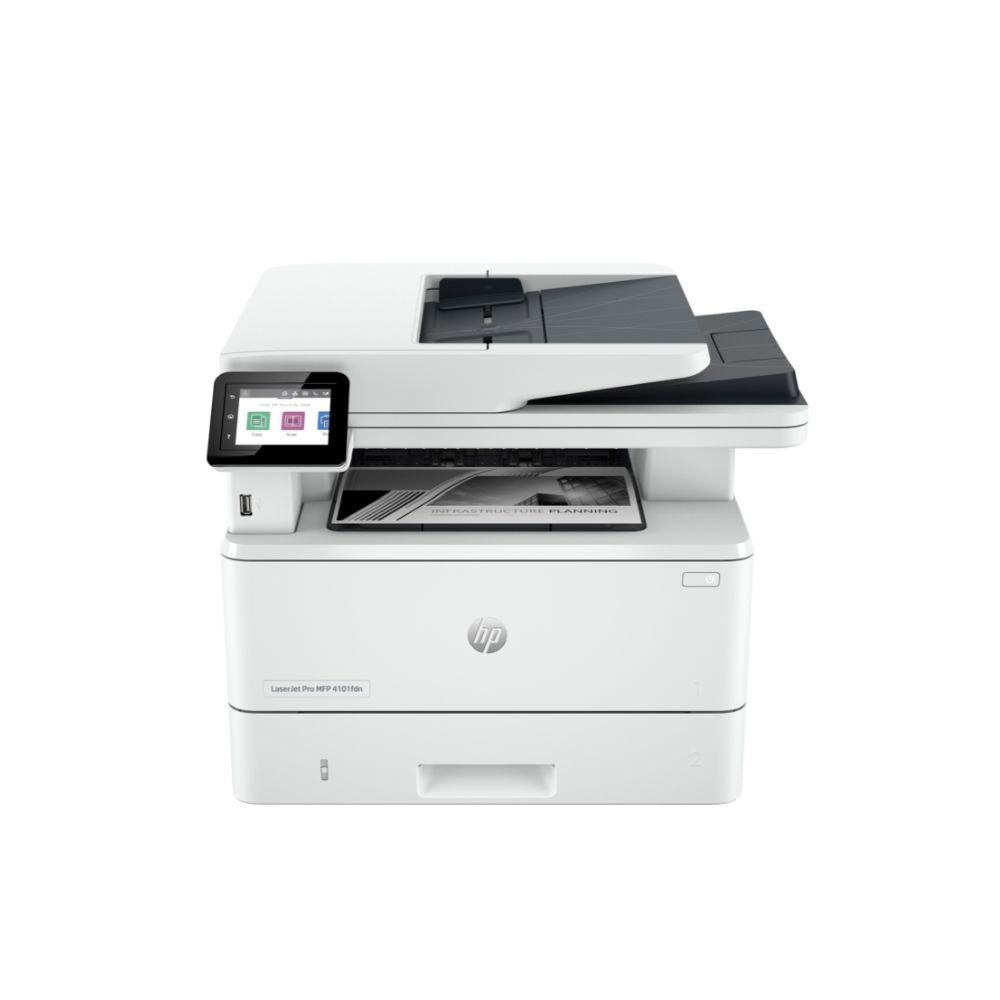 Лазерно мултифункционално устроство HP LaserJet MFP 4102fdw, безжично, монохромно, А4