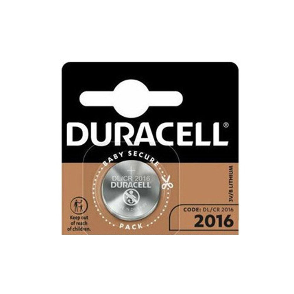 Литиева батерия Duracell, бутонна, CR2016, 3V
