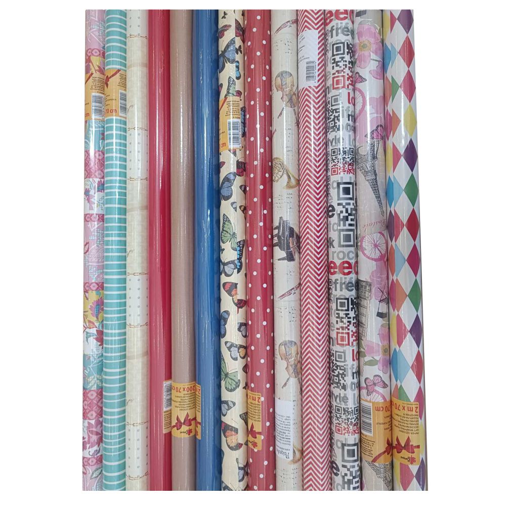 Луксозна подаръчна хартия за опаковане, 200 х 700 см