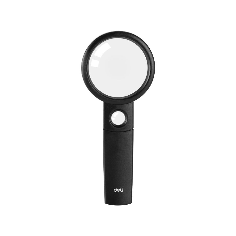 Лупа Deli E9091, ф 55 мм, увеличение х2.5/х6