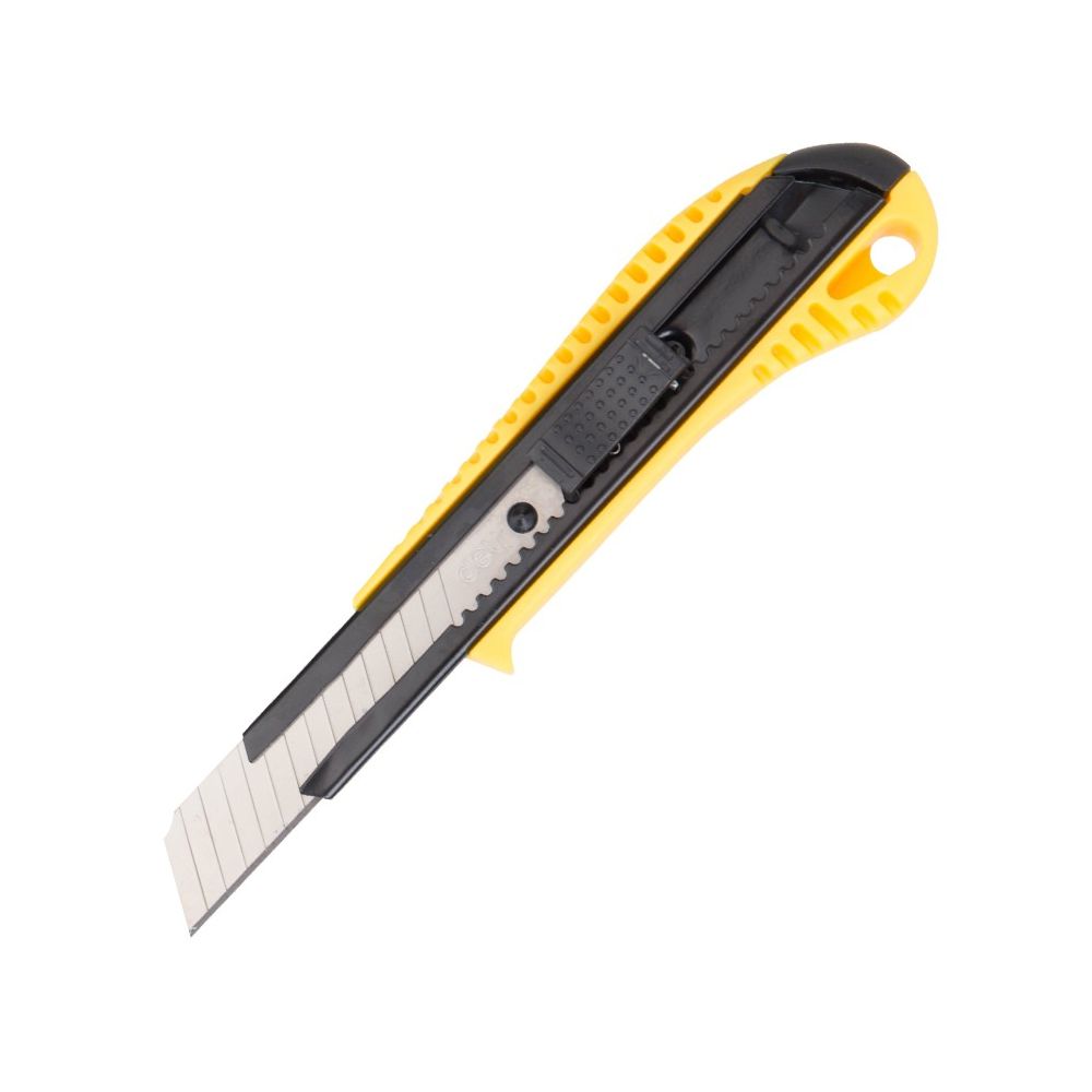 Макетен нож Deli TOOLS, EDL003, SK5, 160х40х28 мм,18 мм, метален водач, заключване
