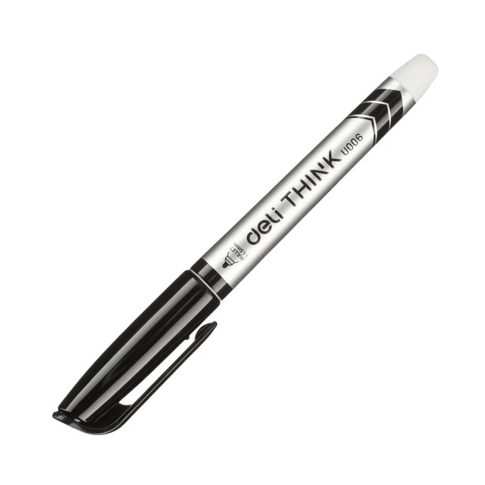 Маркер за бяла дъска Deli think EU00620, объл връх 1.2 мм, черен