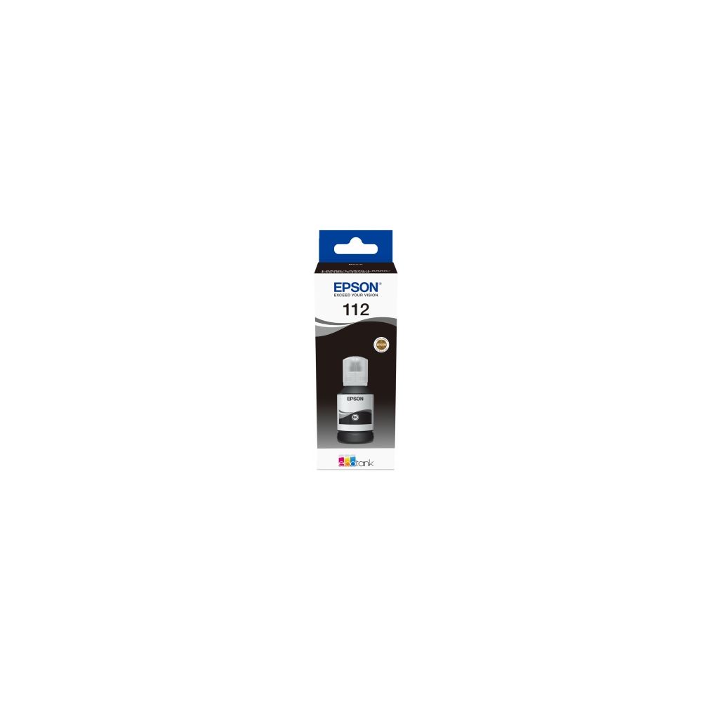 Мастилена бутилка Epson Black 112 за L6580/EcoTank M15140/L6570/L6550/L15160/L15150/L11160, 7500 к.