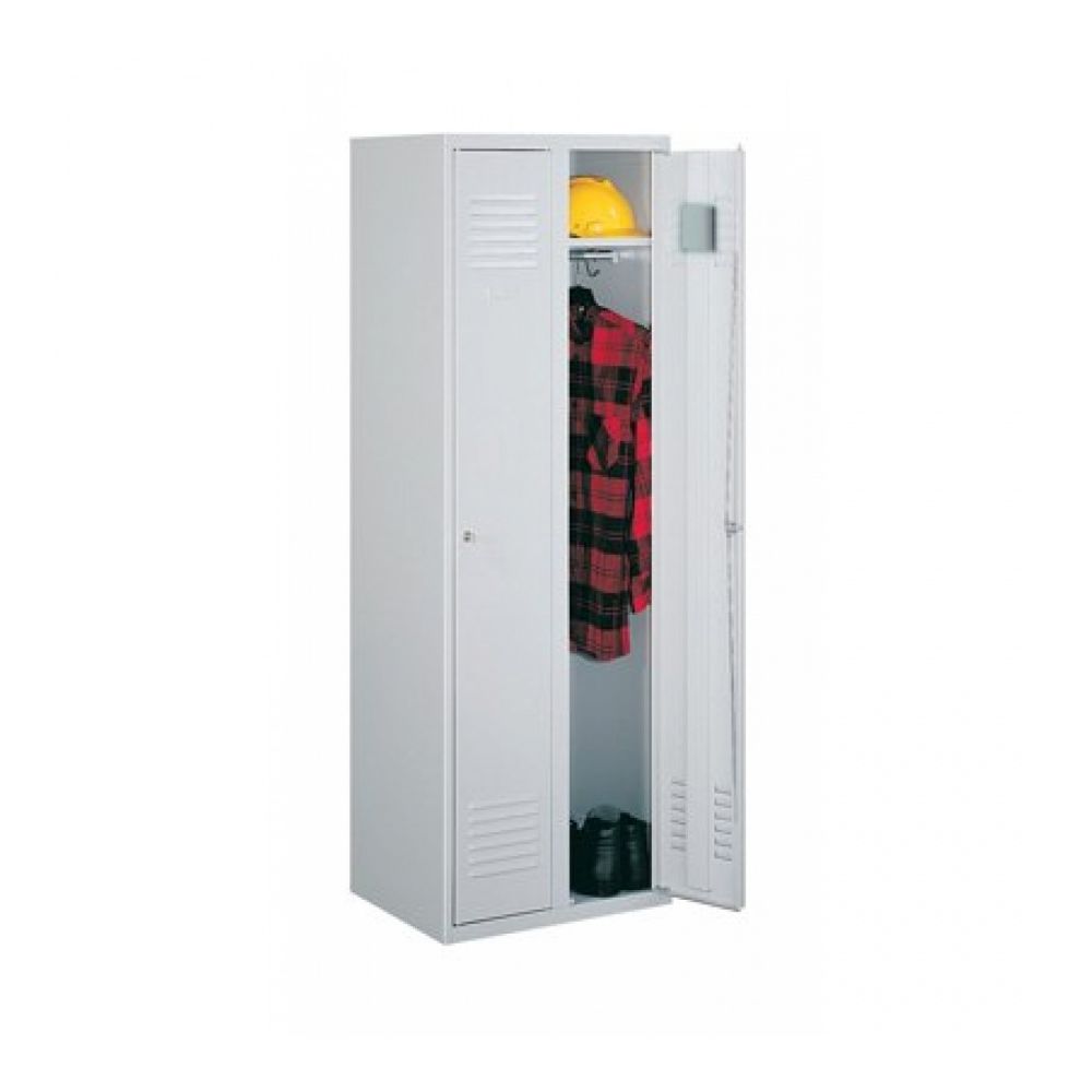 Метален гардероб Malow Sum 320W, двоен с рафт и лост, 1800х600х500 мм