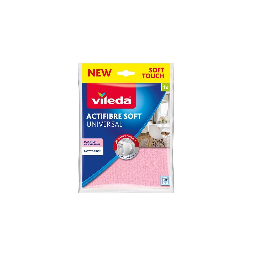 Микрофибърна кърпа VILEDA Actifibre Soft, 27х32 см