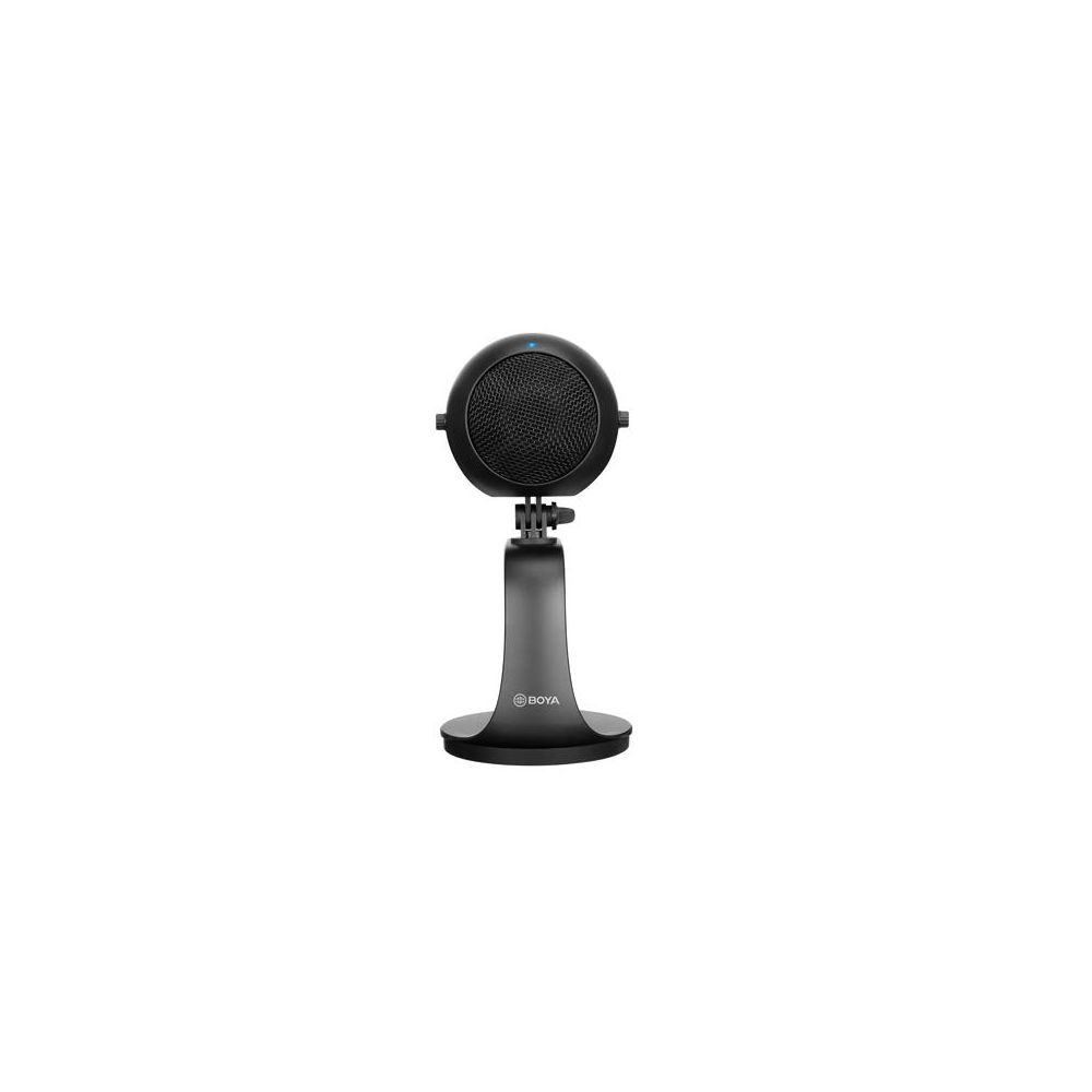 Микрофон Boya BY-PM300, настолен,за подкасти, аудио жак 3.5 мм/USB-C, черен