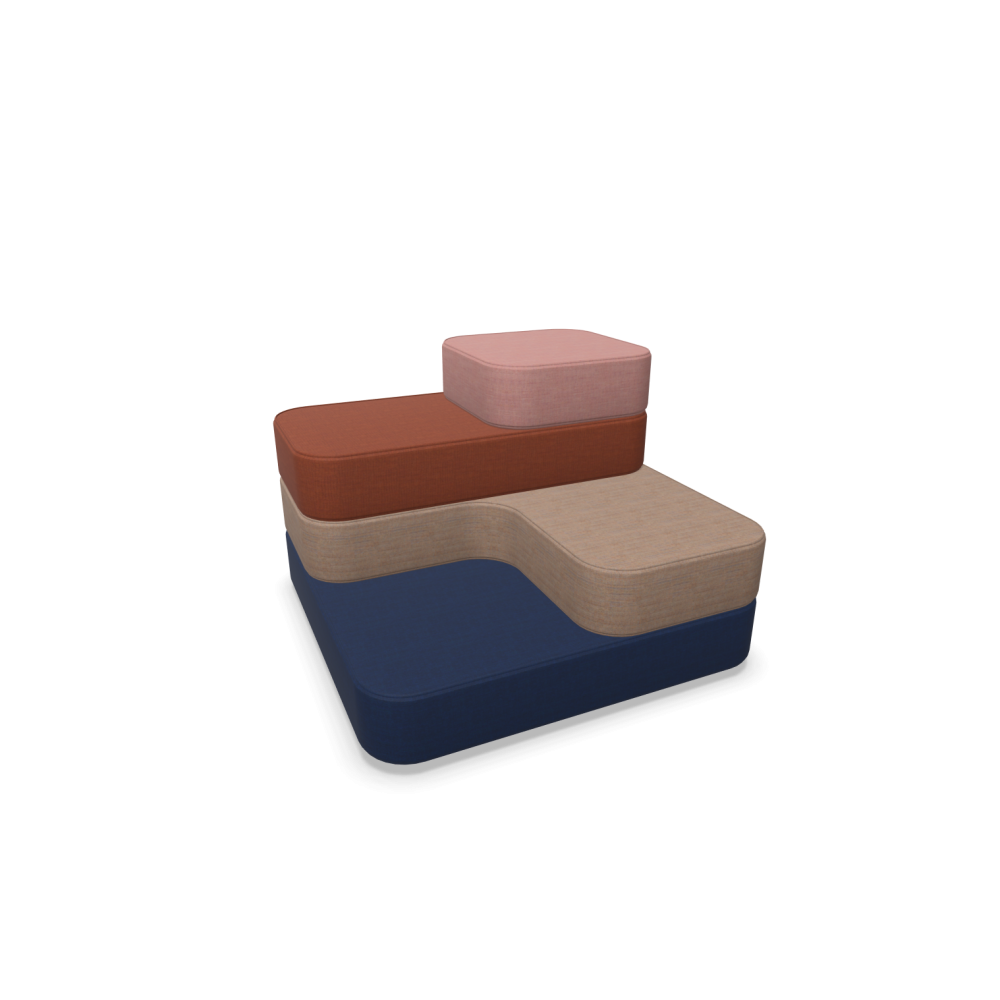 Модулна система Tapa O4 SQ, 4 елемента, 900х900х620 мм, дамаска Remix3(5)RX866/242/452/612