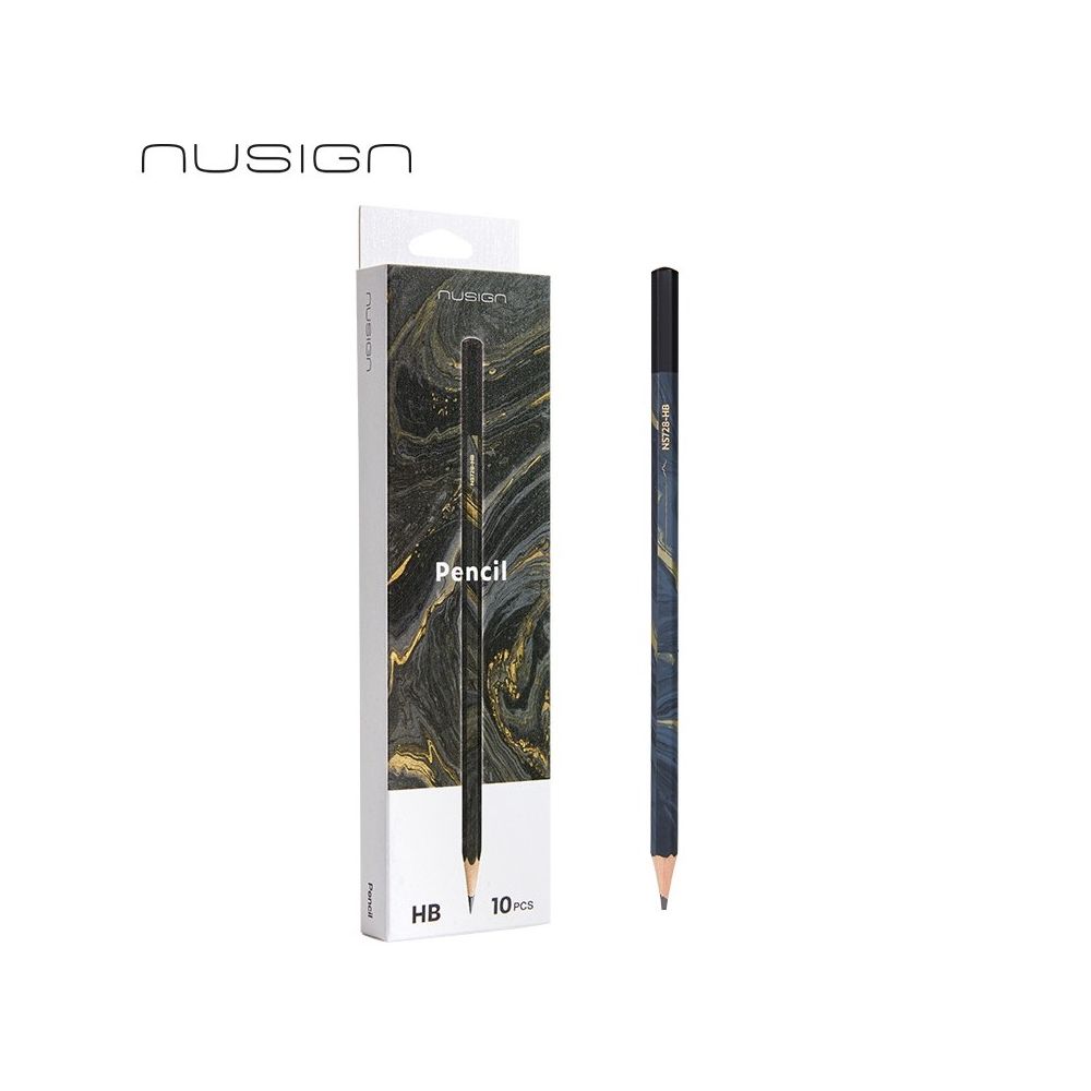 Молив NuSign ENS728-HB, шестоъгълно тяло, HB