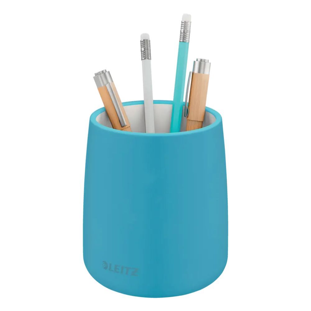 Моливник Leitz Cosy, 108х87х87 мм, керамика, светлосин