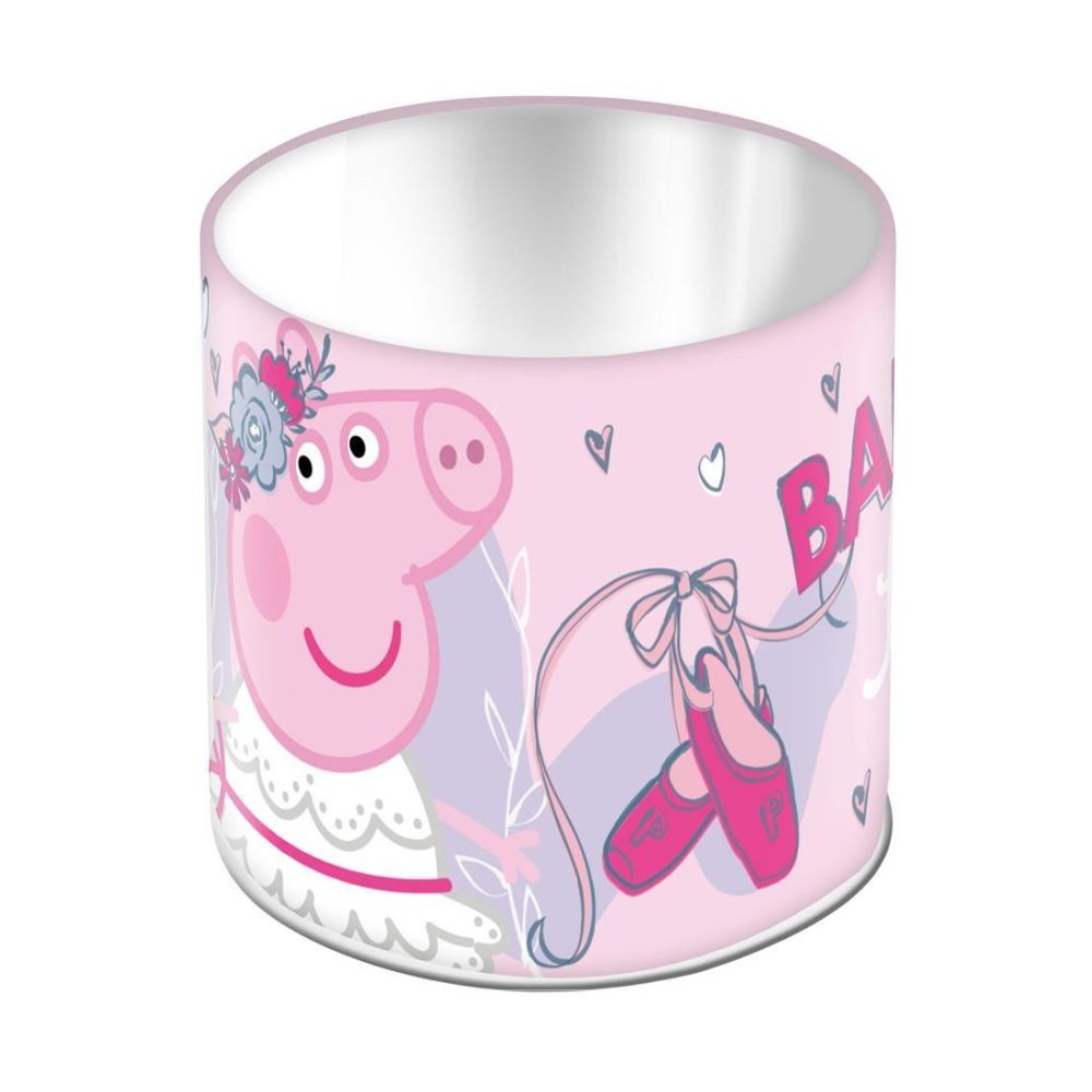 Моливник PEPPA PIG, метален, D100 мм х 110 мм