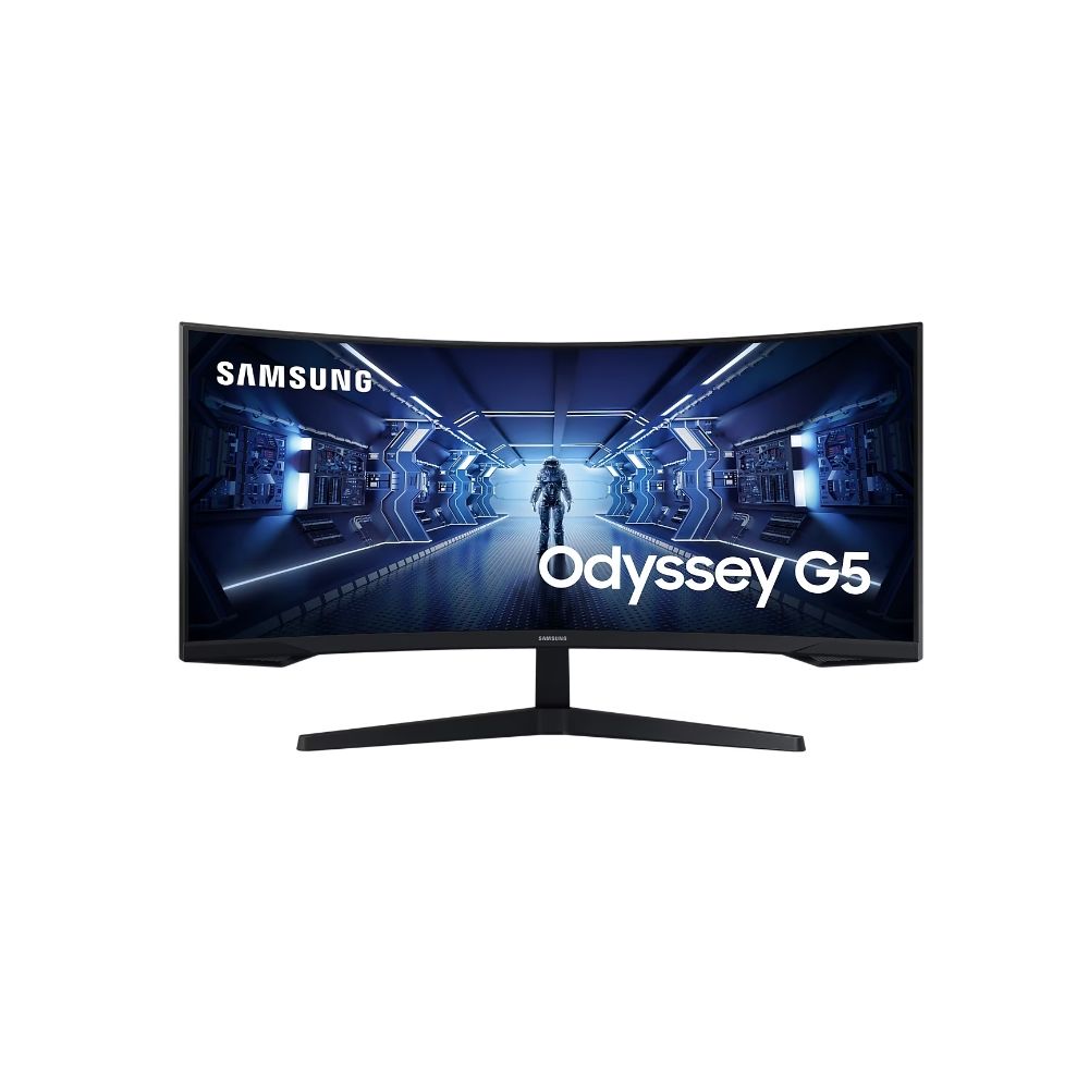 Монитор Samsung LC34G55T, 34", VA, 1ms, Curved, LED, 3440x1440, Anti-Glare, HDMI, DisplayPort, черен